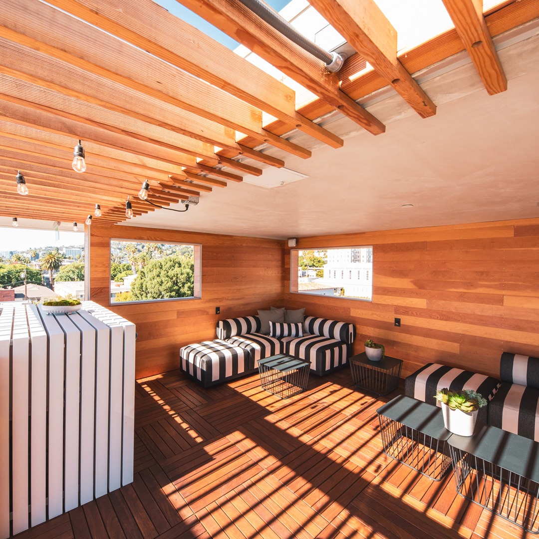 rooftop cabana amenities west hollywood apartments